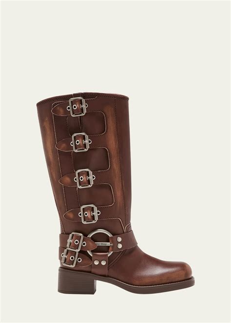 miu miu mens boots|miu biker boots.